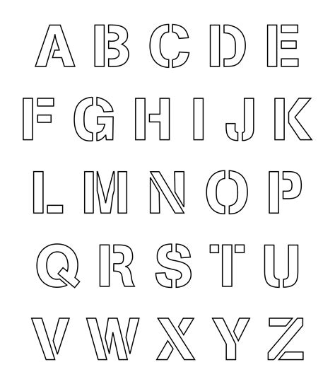 2 inch stencil letters|2 inch stencils free printable.